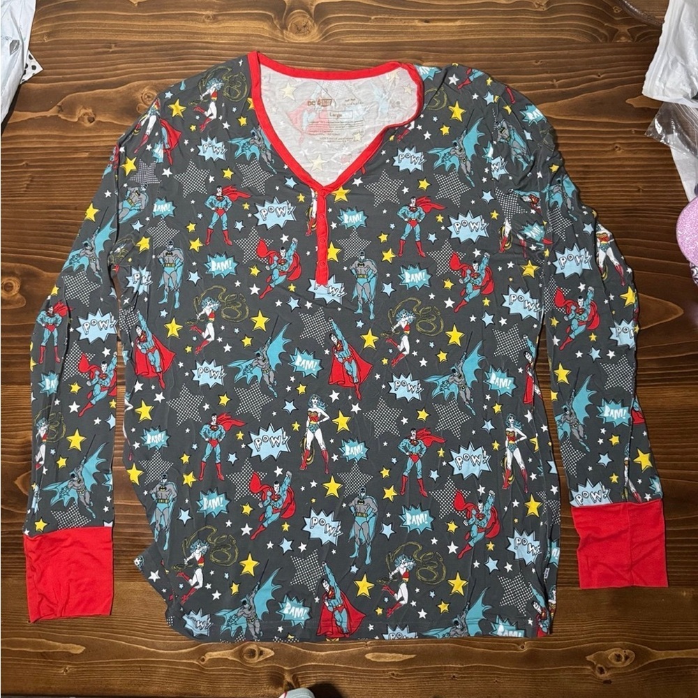 little sleepies Justice league, size large